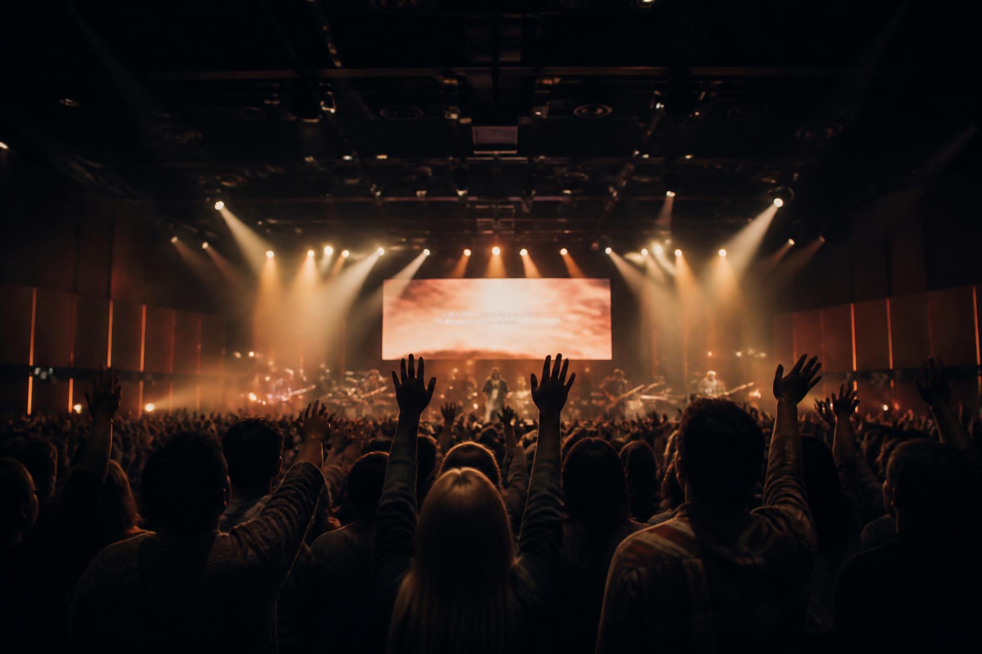 Culto de celebração na CCR